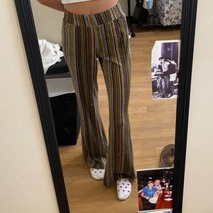Striped Flare Pants- Earthbound